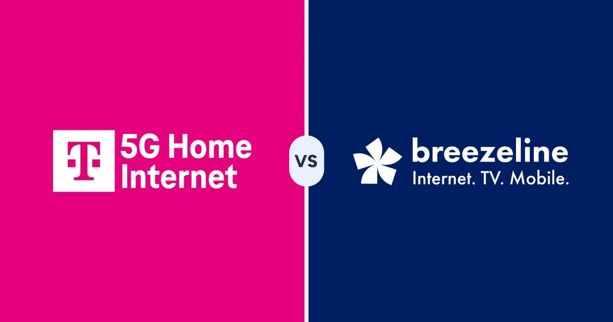 T-Mobile 5G Home Internet versus Breezeline